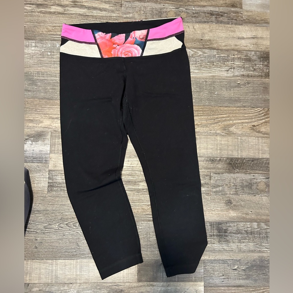 Kids Black and Pink Leggings